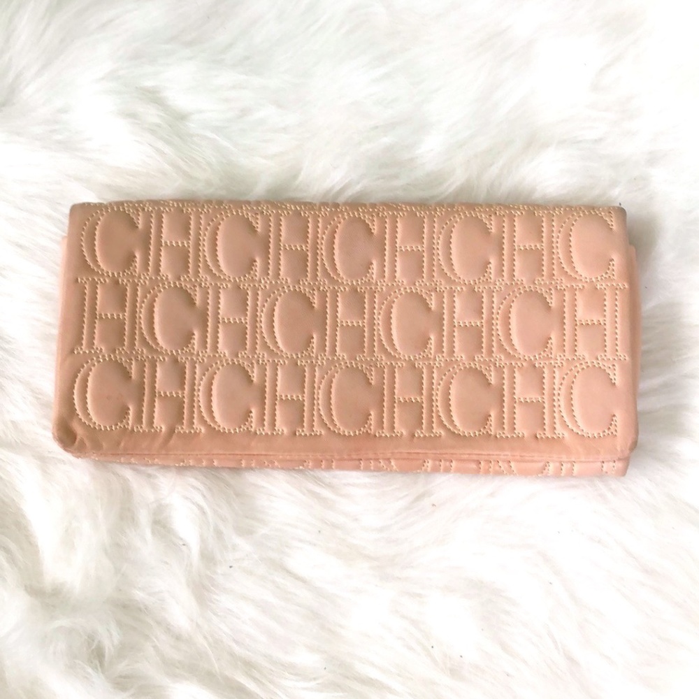 Carolina Herrera Nude Mini Hand Purse